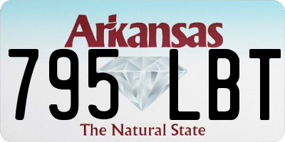AR license plate 795LBT