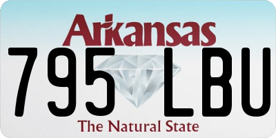 AR license plate 795LBU