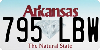 AR license plate 795LBW