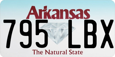 AR license plate 795LBX