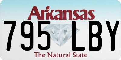 AR license plate 795LBY