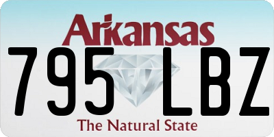 AR license plate 795LBZ