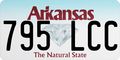 AR license plate 795LCC