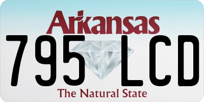 AR license plate 795LCD