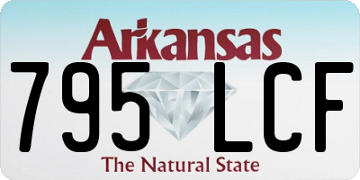 AR license plate 795LCF