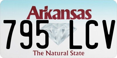 AR license plate 795LCV