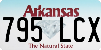 AR license plate 795LCX
