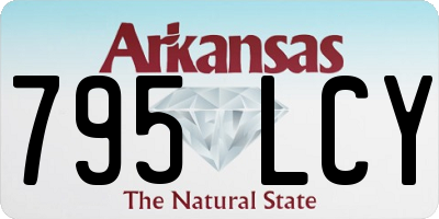 AR license plate 795LCY