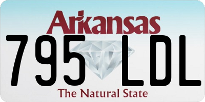 AR license plate 795LDL