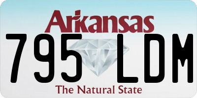 AR license plate 795LDM