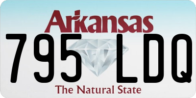 AR license plate 795LDQ