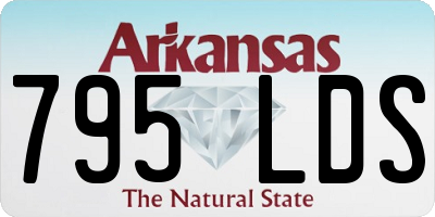 AR license plate 795LDS