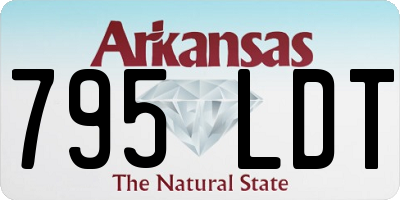 AR license plate 795LDT