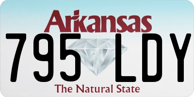 AR license plate 795LDY