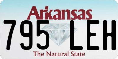 AR license plate 795LEH