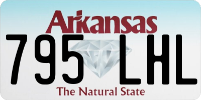 AR license plate 795LHL