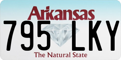 AR license plate 795LKY