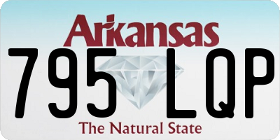 AR license plate 795LQP