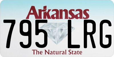 AR license plate 795LRG