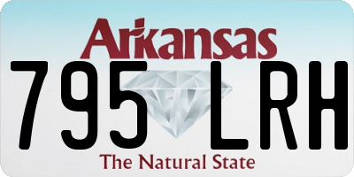 AR license plate 795LRH