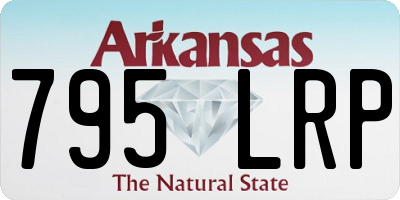 AR license plate 795LRP