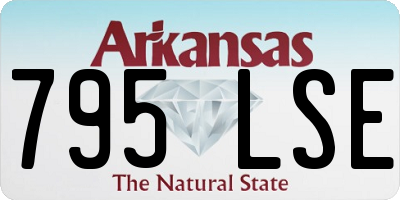 AR license plate 795LSE