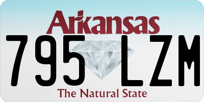 AR license plate 795LZM