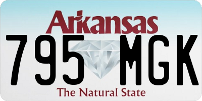 AR license plate 795MGK