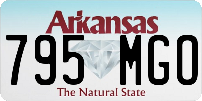 AR license plate 795MGO