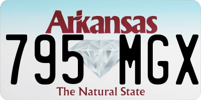 AR license plate 795MGX