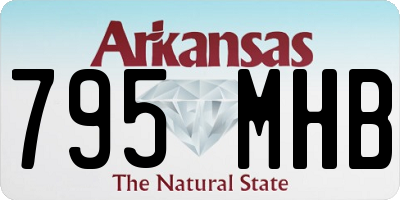 AR license plate 795MHB