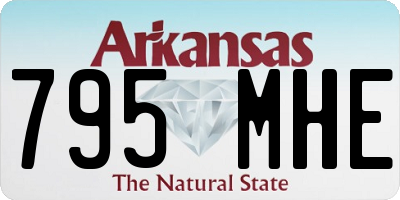 AR license plate 795MHE