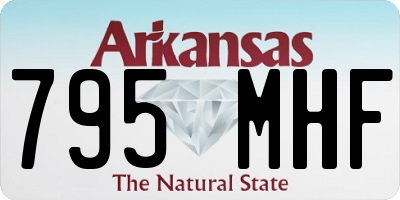 AR license plate 795MHF