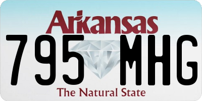 AR license plate 795MHG