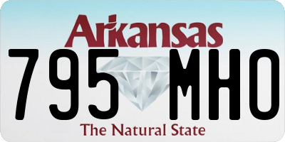 AR license plate 795MHO