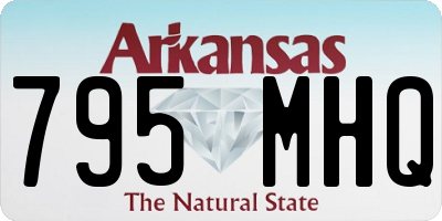 AR license plate 795MHQ