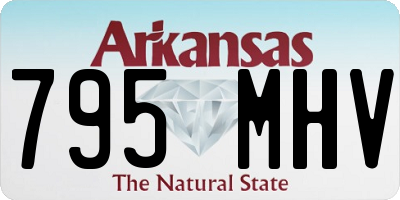 AR license plate 795MHV