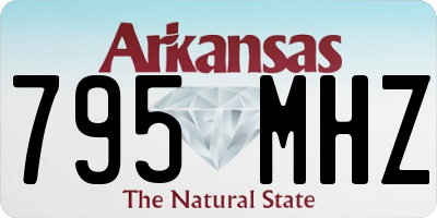 AR license plate 795MHZ