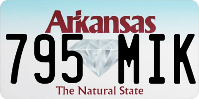 AR license plate 795MIK