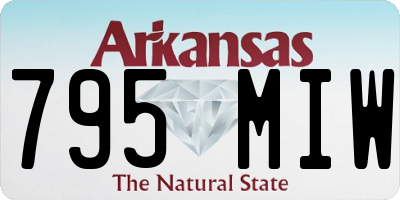 AR license plate 795MIW
