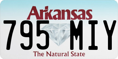 AR license plate 795MIY