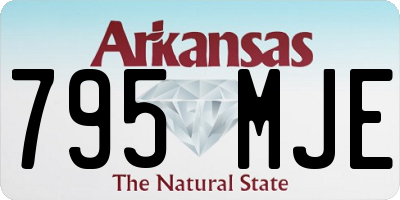 AR license plate 795MJE