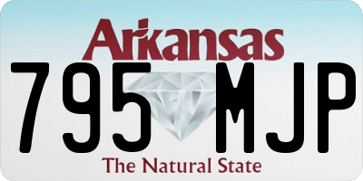 AR license plate 795MJP