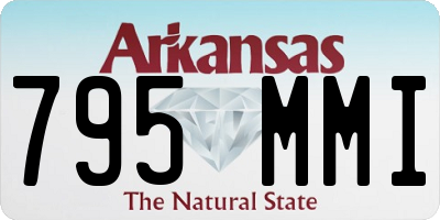 AR license plate 795MMI