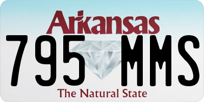 AR license plate 795MMS
