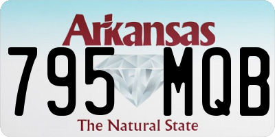 AR license plate 795MQB