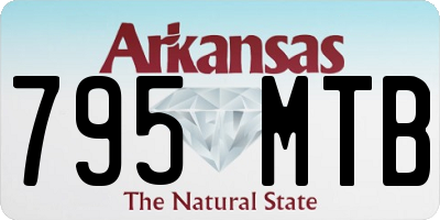 AR license plate 795MTB