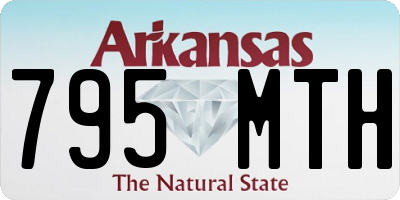 AR license plate 795MTH
