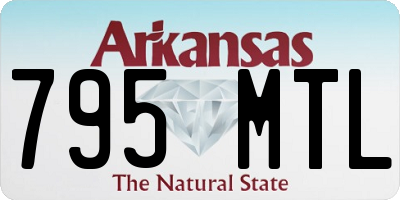 AR license plate 795MTL