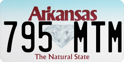 AR license plate 795MTM